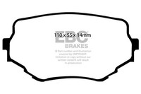 EBC Brakes DP61099 Greenstuff 6000 Serie Lkw/Suv BremsbeläGe Scheibe