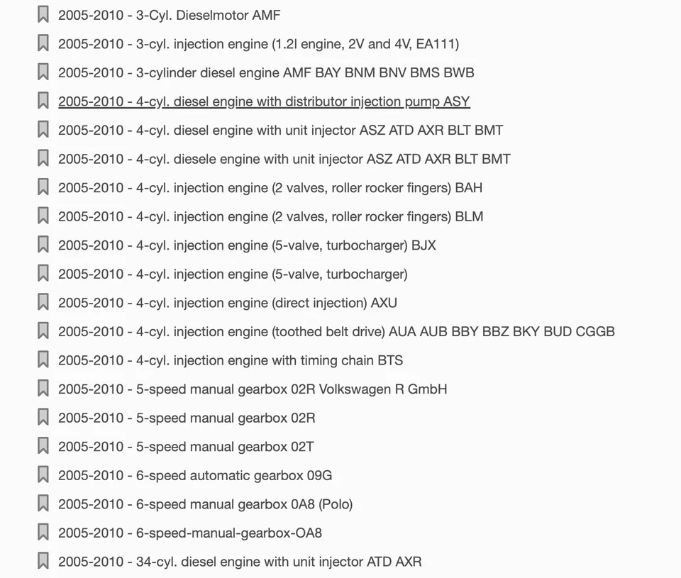 Volkswagen Polo serie 4 (2002-2010) manuale officina su cd - Immagine 2 di 4