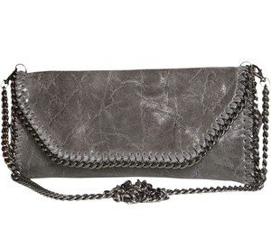 tasche mit kette grau