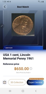 1961 D Lincoln Memorial Cent Penny . Vintage NICE Clean D/D/O & D Ovr DATE Error