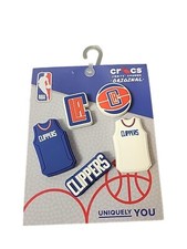 Lot Of 5 NBA Clippers Logo Jersey Crocs Charms Jibbitz; Basketball Los Angeles