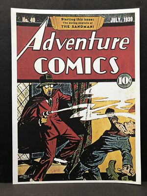 Adventure Comics #40 Sandman COVER DC Comics Poster 10x14 Creig Flessel