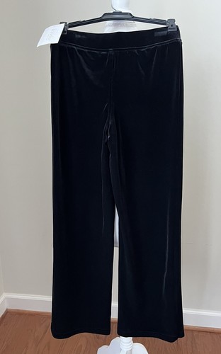 KC Parker Girls Black Velvet Pants- 12 - Picture 2 of 6