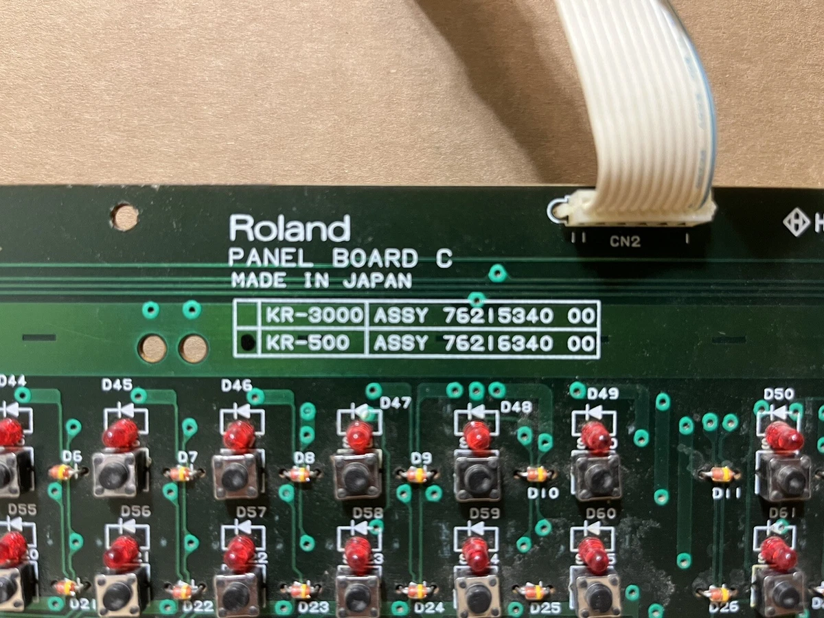 Roland Keyboard KR 500 KR 3000 Panel Board C Part eBay