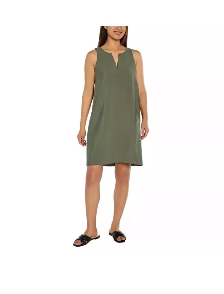 banana republic green satin dress Banana Republic Emerald Green Silk-Blend Shift Dress main image 1