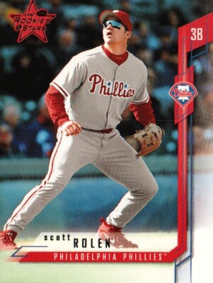 Scott Rolen Rookie 2001 Donruss Leaf Rookies & Stars #55 - Scott Rolen - Philadelphia 01 ...
