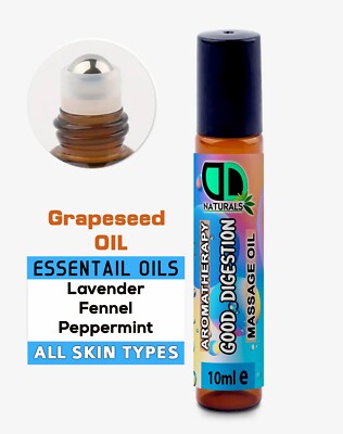 Good Digestion Massageöl Roller Ball - Aromatherapie, Stressabbau 10 ml UK