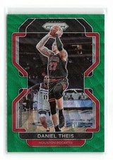 DANIEL THEIS #3 2021-22 PANINI PRIZM ROCKETS Green Wave