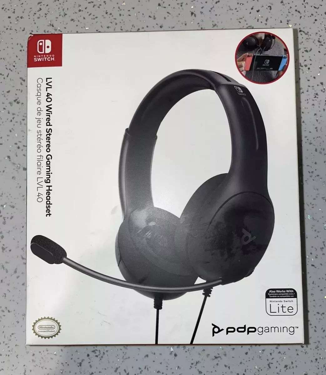 NEW  PDP Gaming LVL40 Stereo Headset with Mic for Nintendo Switch