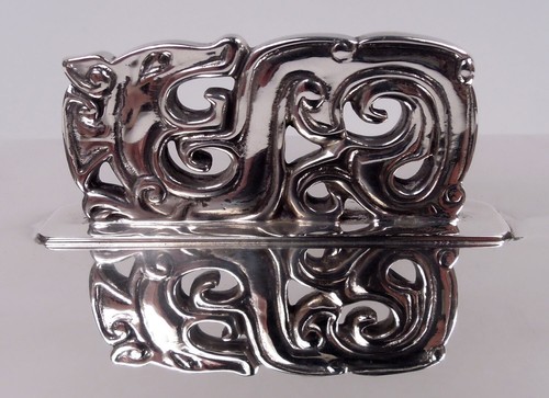 Scatola Tiffany 23424 Midcentury moderna americana argento sterling - Foto 3 di 6