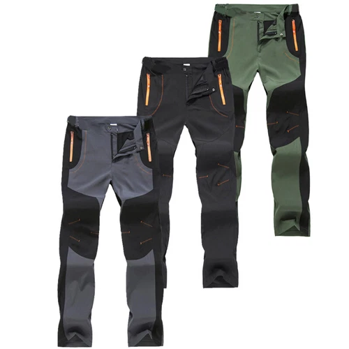 Waterproof Men Cargo Walking Trousers Rain Outdoor Hiking Fishing Work Pants - Bild 2 von 13