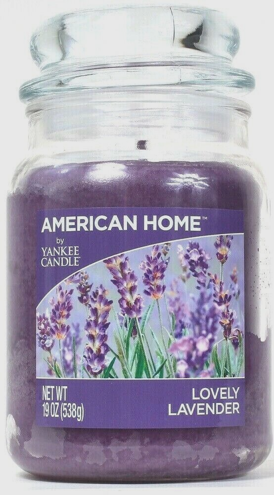 American Home By Yankee Candle 19 Oz Lovely Lavender Single Wick Glass