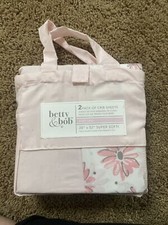 Betty  Bob 2 Fitted Crib Sheets Girls