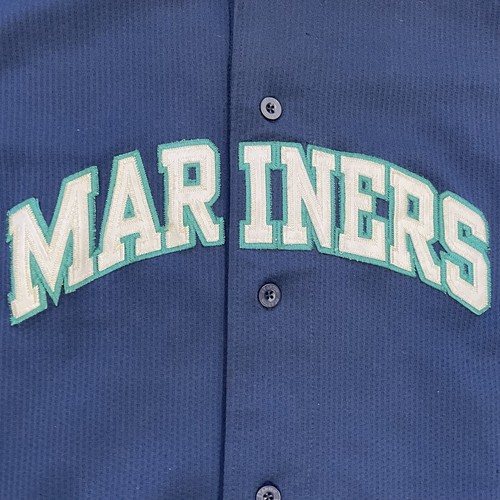 Vintage 90’s ~ SEATTLE MARINERS ~ Ken Griffey Jr. #24 Multi-Color STARTER Jersey - Picture 7 of 7