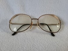 Vintage YSL 397 46 135 EYEGLASSES FRAMES 54-18 GOLD