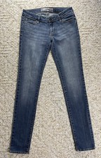 Bullhead Women's Super Skinny Low Rise Denim Jeans Size 3 28x31 