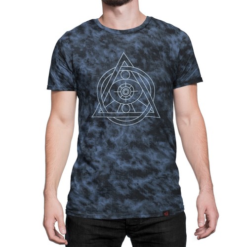 Men's T-Shirt with Unique Tie-Dye Graphic Design - Embrace Originality