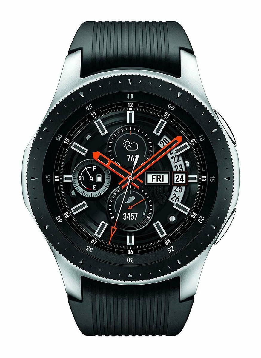 SAMSUNG Galaxy Watch SM-R800 Silver (46mm, GPS, Bluetooth) Good | eBay