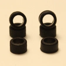 6 Front Tires for Tyco 440x2 Slot Car High performance