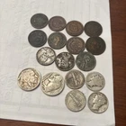 Mercury Dime Lot - Indian Head Cents, Buffalo Nickels, steel cents