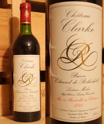 1982er Chateau Clarke - Baron Edmond de Rothschild - Listrac Medoc !!!!!