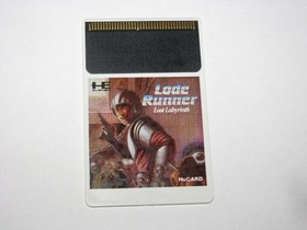 Lode Runner Lost Labyrinth PC Engine HuCard Japan import +reg card US Seller