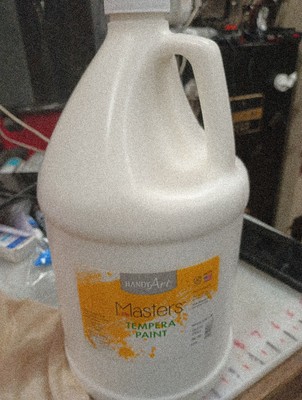 Handy Art Little Masters Tempera Paint, White, Gallon,    085