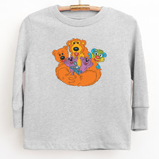 Bear In The Big Blue House Pip Pop Tutter Treelo Ojo Long Sleeve Toddler T-Shirt