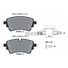 Satz Bremsbeläge Bremsklötze hinten für Audi A7 4KA A8 D5 4N2 Q5 FYB id81180