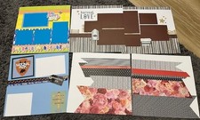 12 x 12 Premade Scrapbook Layouts - Multiple