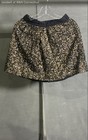 Club Monaco Women's Black Gold Sequin Mini Skirt Metallic Sparkly Party Sz 0 — photo 1