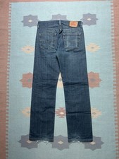 Vintage Levi s 501 xx jeans straight leg button fly dark wash faded denim 32x32