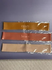 Blogilates Loop Bands ~ 3 pack ~  medium heavy crazy ~ Resistance Arms Legs