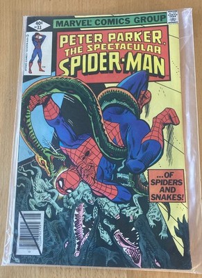 Peter Parker The Spectacular Spider-Man #33 Aug 1979 US Cents variant VF+
