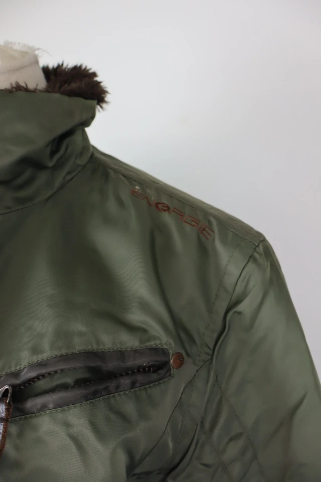 ENERGIE GIUBBINO TRAPUNTATO GIACCA DONNA Tg M WOMAN JACKET CASUAL VINTAGE TASCHE - Imagem 3 de 4