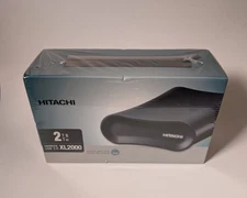 NEW & SEALED: Hitachi XL2000 2TB Desktop USB 2.0 External Hard Disk Drive Black