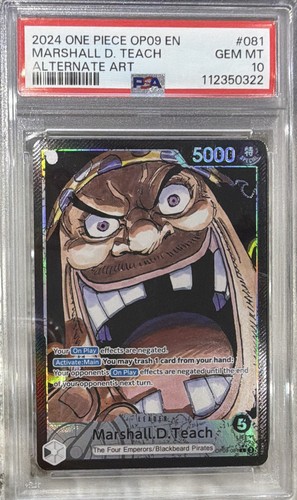 Marshall.D.Teach (Parallel) graded PSA 10 for sale on eBay