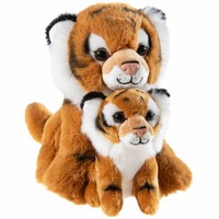 Heunec Misanimo Tiger Mit Baby Kuscheltier PlüSchtier Stofftier 25 Cm 509177