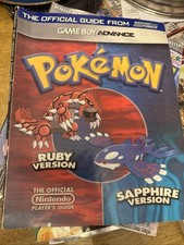 Official Nintendo Power GBA Pokemon: Ruby  Sapphire Strategy Players Guide