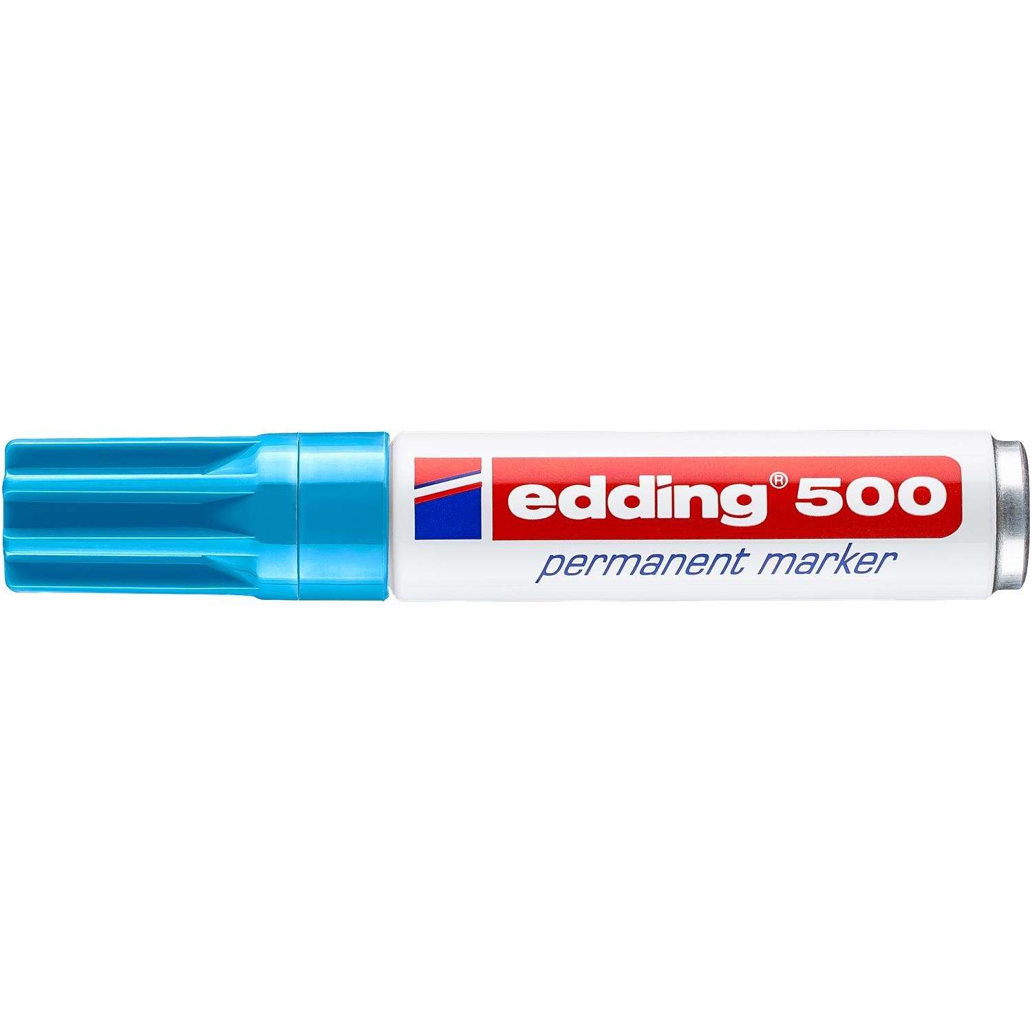 Marqueur permanent edding 500 bleu clair idéal pour organiser le garage et l'atelier