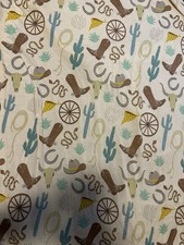 Little Sleepies ready to rodeo Crib Fitted Sheet 95 Viscose Bamboo Spandex