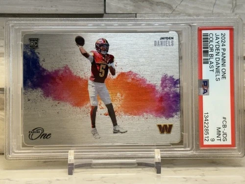 2024 Panini One RC Jayden Daniels Color Blast PSA 9