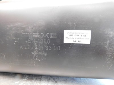 W215 CL65 CL55 S55 REAR LEFT EXHAUST MUFFLER 2204913300 | eBay
