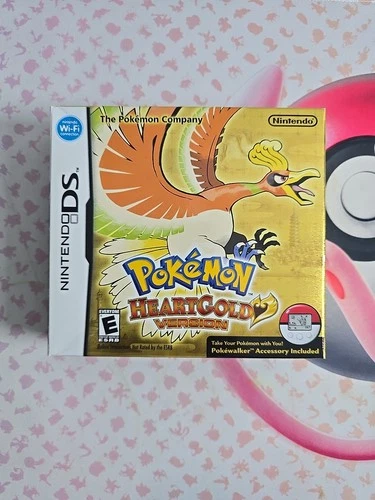 Pokemon HeartGold Version CIB + Pokewalker (Nintendo DS) Authentic