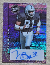 🔥TIM BROWN AUTO 1/8 2024 Leaf Football Pro Set RAIDARS🔥