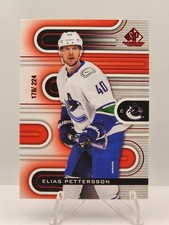 2022-23 Sp Game Used - Elias Pettersson Red /224