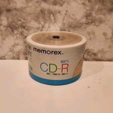 MEMOREX Music CD-R 50 PK pack Spindle 52X 700MB 80min Blank CD NEW SEALED