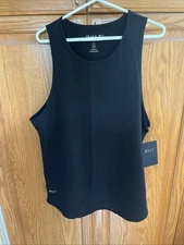 BYLT Tank Top Mens XL Performance Workout Running Athletic Gym Training Black