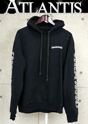 CHROME HEARTS Scroll Label Pullover Parka Langarm Herren SV925 Größe:XL