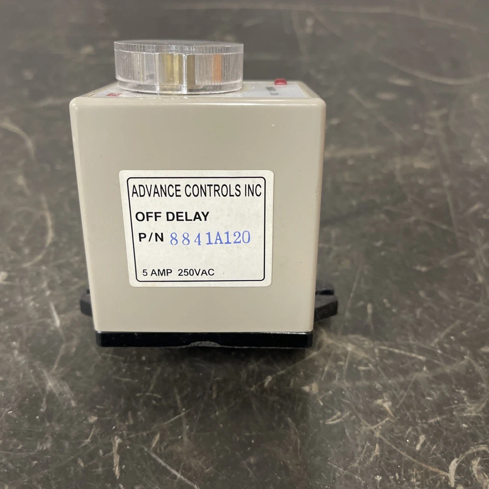 ACI 104245 8841A120 Off Delay Timer 5 Amp 250VAC NIB - Image 2 of 4
